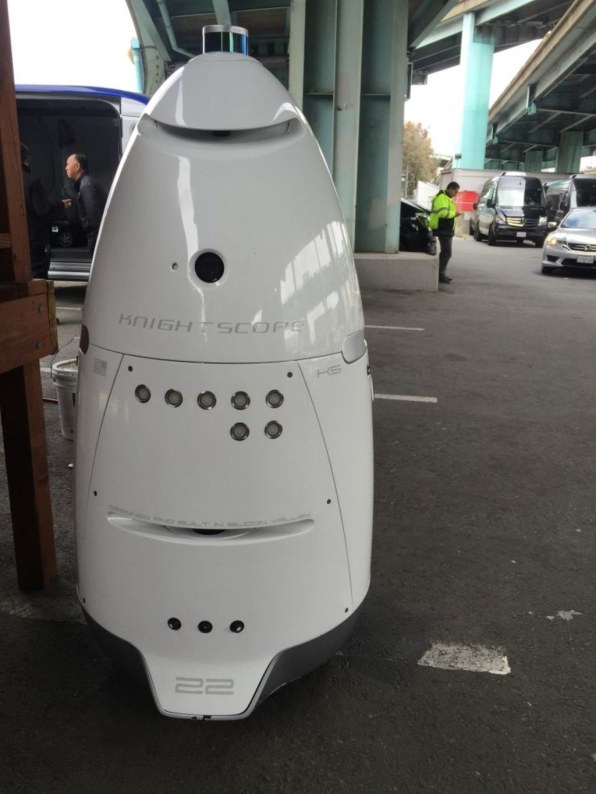 Meet The Robot Uber Hired As A Security Guard For Its Parking Lot