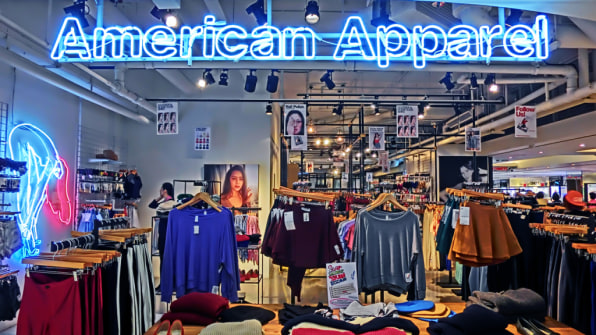 American Apparel files for bankruptcy…again