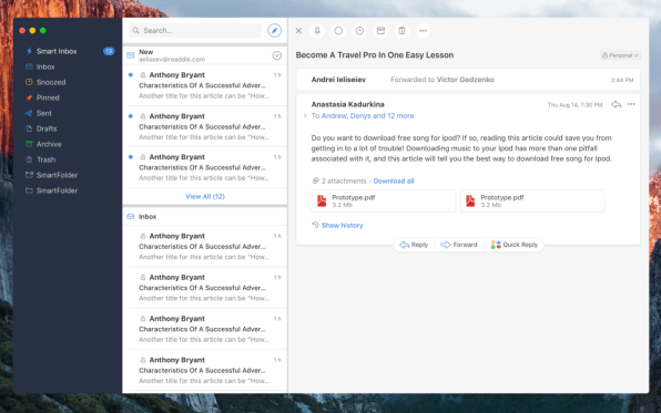 free mail app for mac