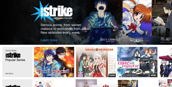 Amazon's Anime Strike is a new $5 on-demand video service dedicated to