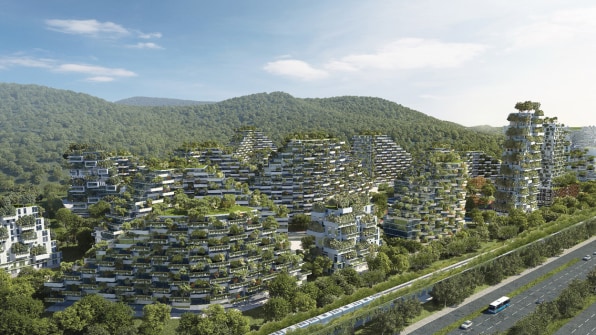 Inside China S Plan For A Massive Forest Covered City