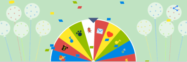 O que é o Google Birthday Surprise Spinner?