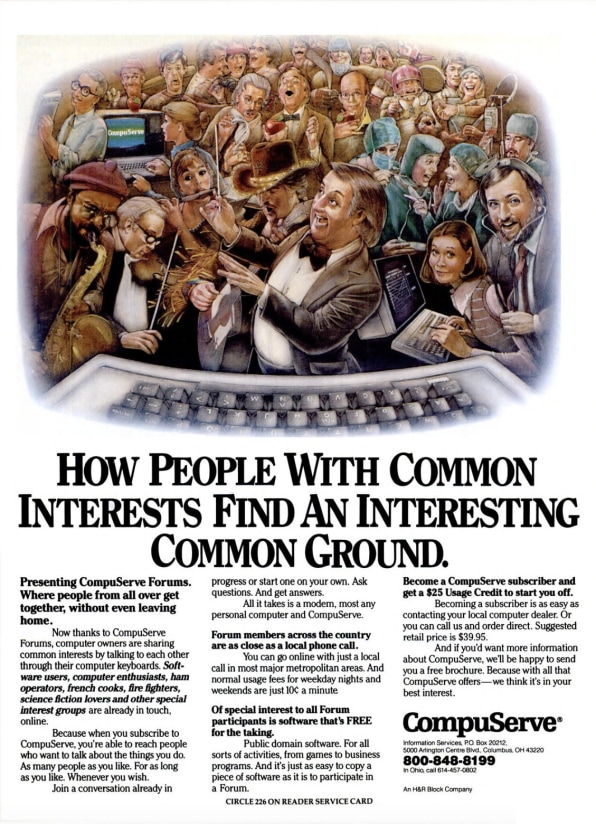 CompuServe ad