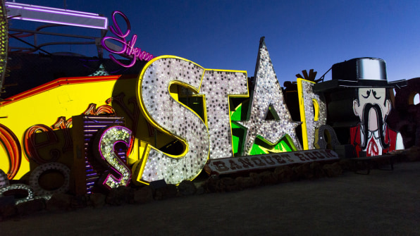 Neon Sign Museum - where signs retire in Las Vegas