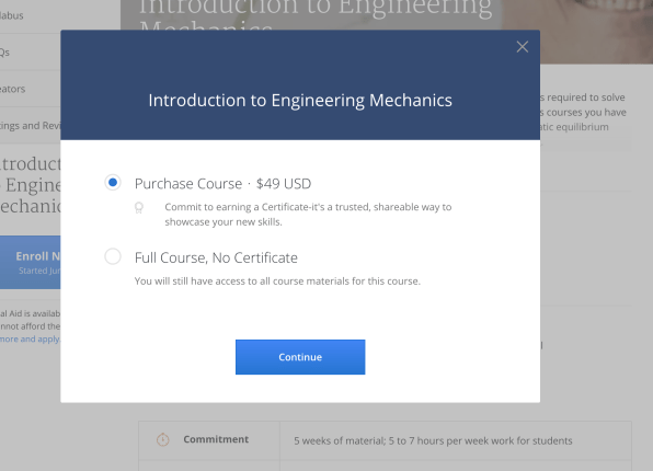 coursera free machine learning course