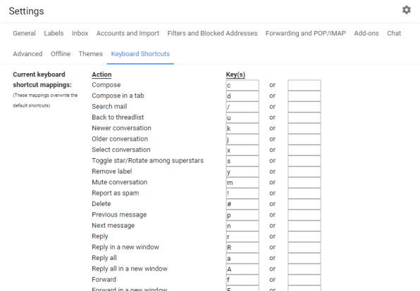 gmail desktop shortcut