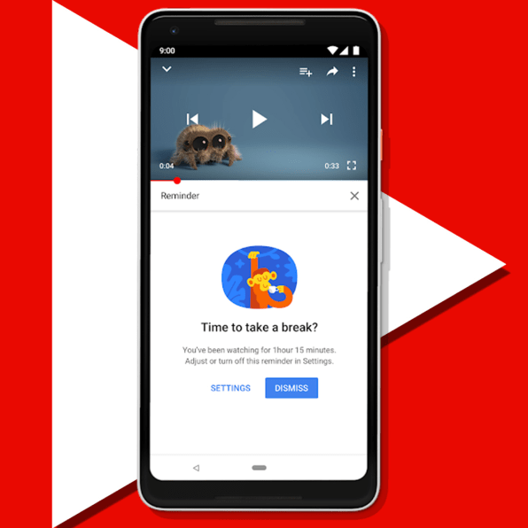 Time spent watching youtube discount