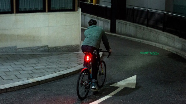 laser bike lane