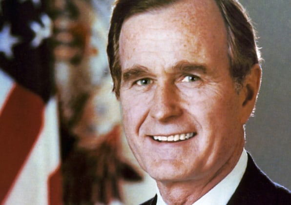 Watch the 53-second viral moment that helped George H. W. Bush win in 1988
