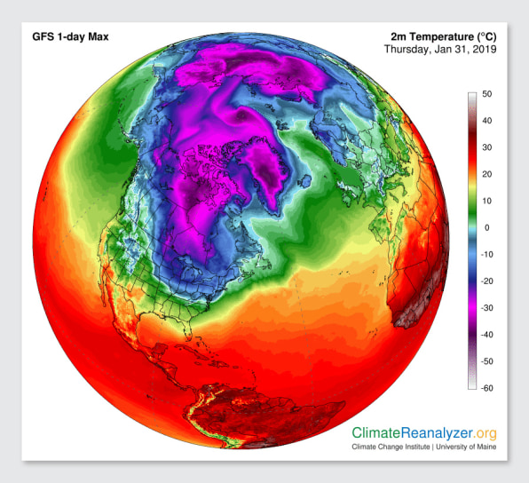 Climate change is causing the polar vortex