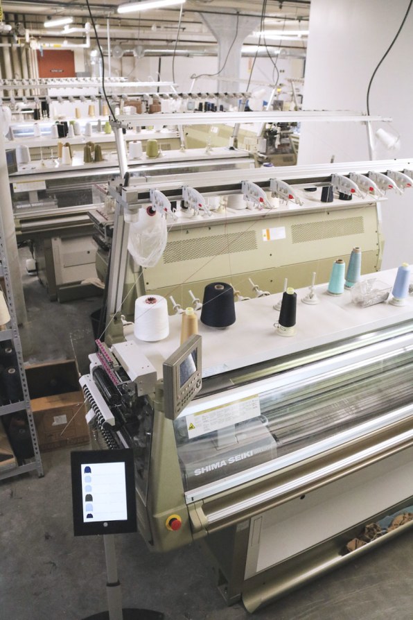 Tailored Industry cuts waste by machine-knitting sweaters on demand