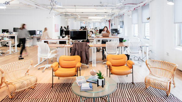WeWork designs the headquarters of Arianna Huffington's Thrive Global