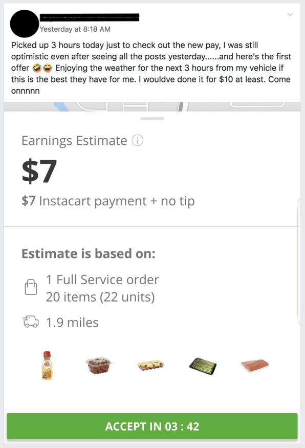 Instacart Drivers Say This Data Proves They Re Still Being Underpaid