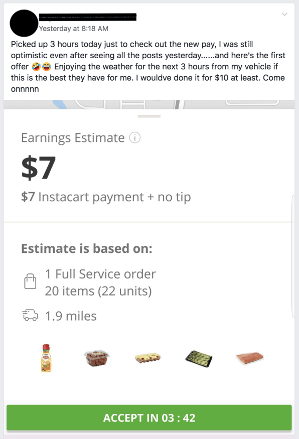 how much money can you make driving for instacart