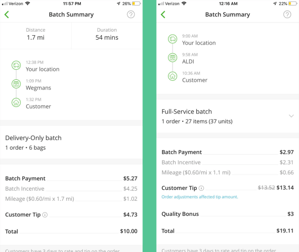 Instacart Help Center - Order changes