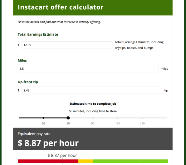 how much money do you really make with instacart