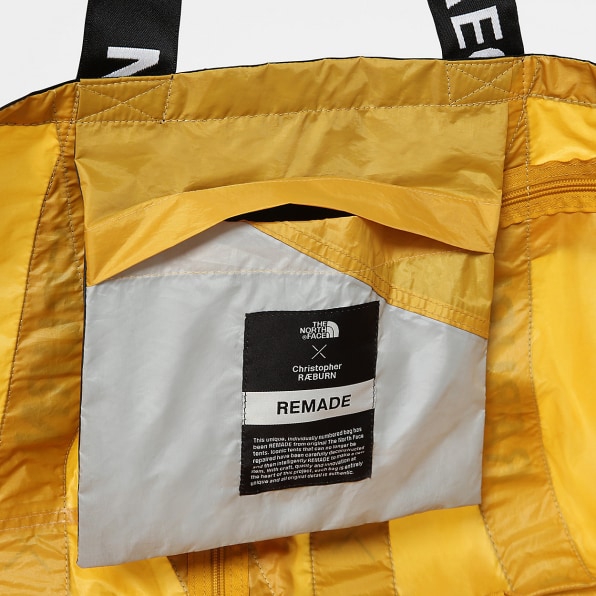 Raeburn creates lightweight bags from old North Face tents.