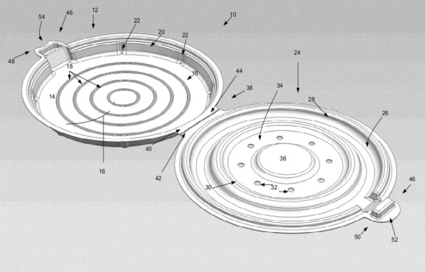 Apple pizza box