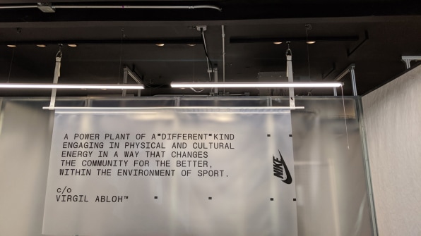 Virgil Abloh's Nike store is the future