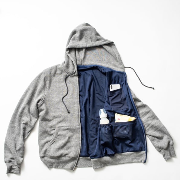 hoodie with hidden pockets