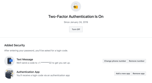 Facebook: Here's How to Turn On Two-Factor Authentication