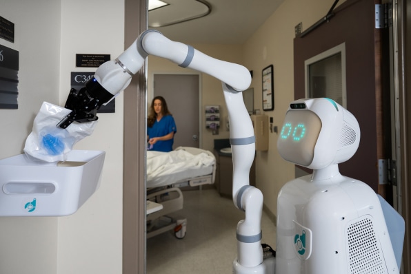 A hospital introduced a robot to help nurses. They didn’t expect it to be so popular