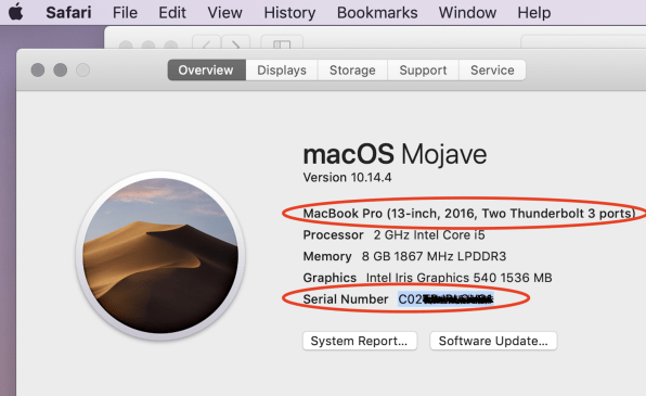 apple mac pro model numbers