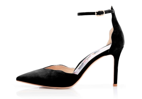 Ankle Strap Pump - Comfortable Heels - Ally Shoes