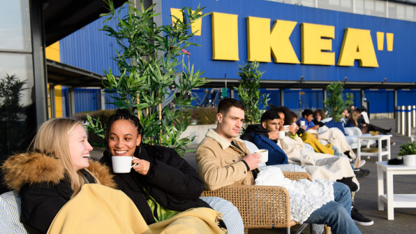 Virgil Abloh just rebranded Ikea's logo with quotation marks