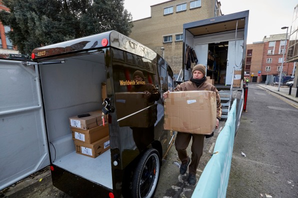 ups bicycle delivery