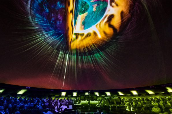 Review: Staerkel Planetarium's Dark Side of the Moon Light Show -  thePROSPECTUS