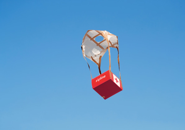 Zipline shop vaccine delivery