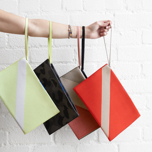 handbags made from recycled plastic bags