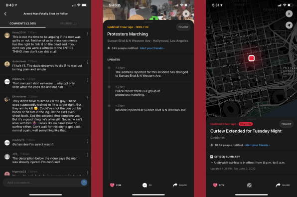 Why Citizen is the unofficial social network for protests