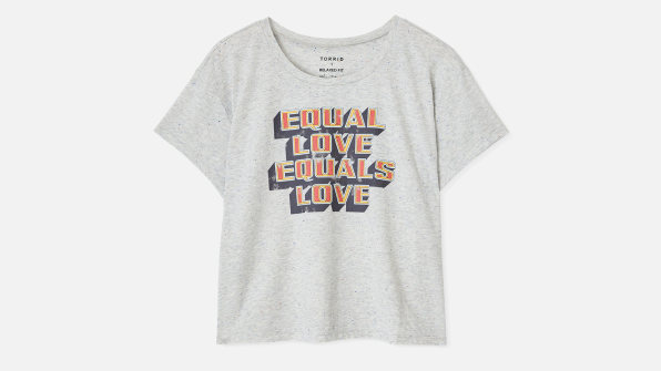 target selling gay pride t shirts