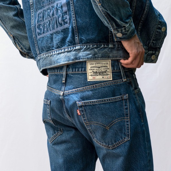 These new Levi's are made in part from recycled jeans