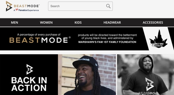 Raiders' Marshawn Lynch opens Las Vegas 'Beast Mode' store with family, Raiders/NFL