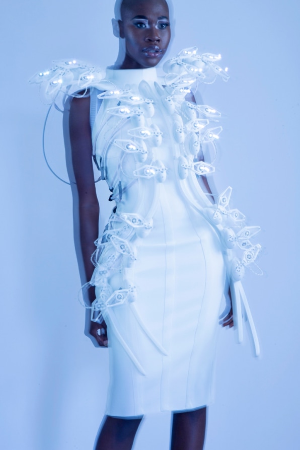 Anouk Wipprecht's Pangolin dress can read minds