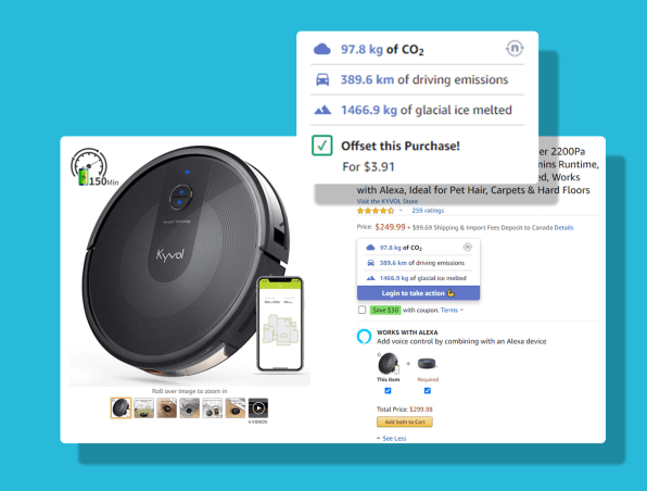 How Sustainable Is Your Shopping Cart? This Browser Extension Tells You.