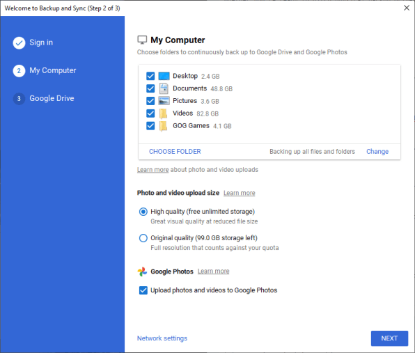 google drive backup for mac