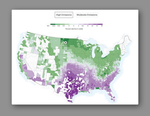 Maps show you where to move to avoid climate change