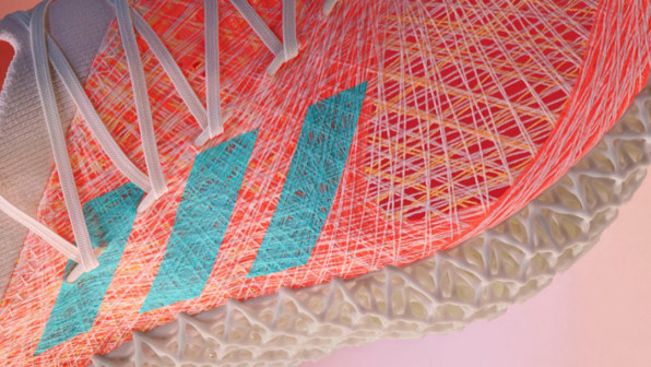 Adidas Futurecraft Strung is string art 
