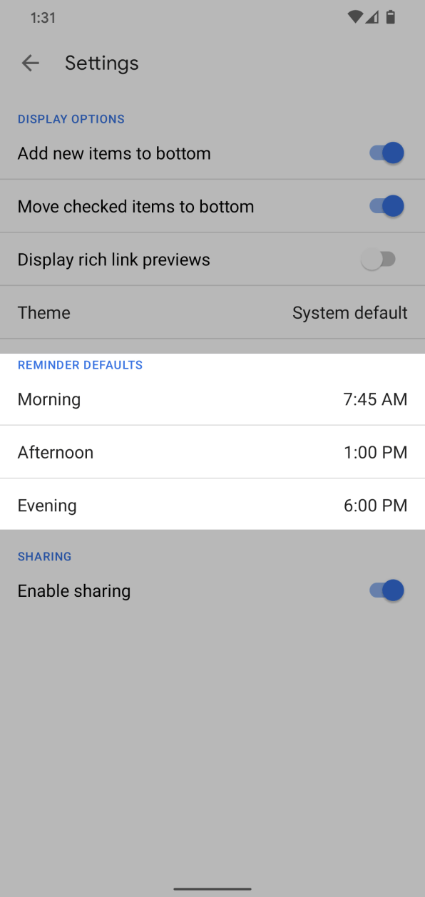 want to see gmail pop3 settings on android