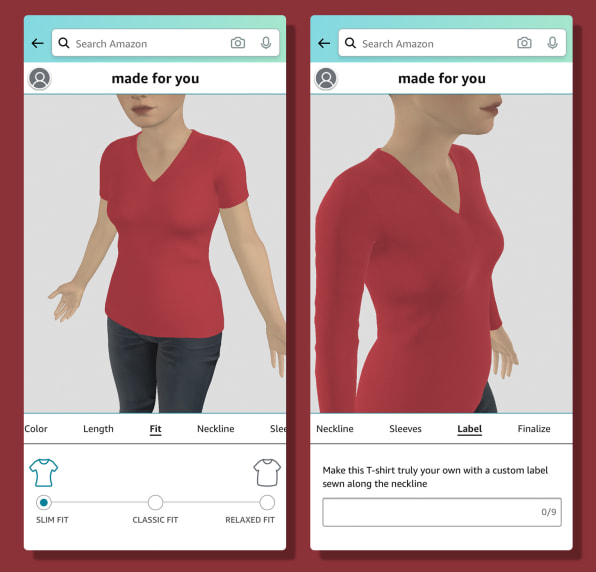 wants to scan your body to make perfectly fitting shirts
