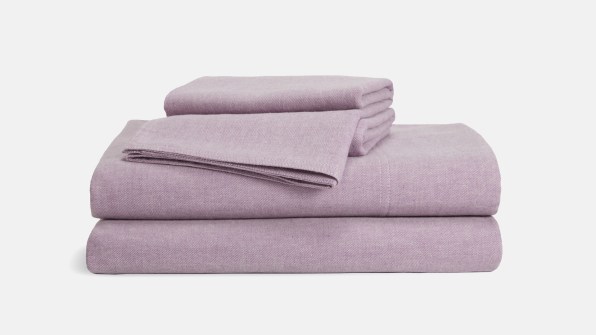 i 9 these sheets are sophisticated and cozy brooklinen heathered cashmere
