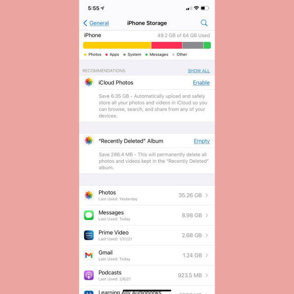 , How to free up space on your iPhone – Source fastcompany.com, iBSC Technologies - learning management services, LMS, Wordpress, CMS, Moodle, IT, Email, Web Hosting, Cloud Server,Cloud Computing
