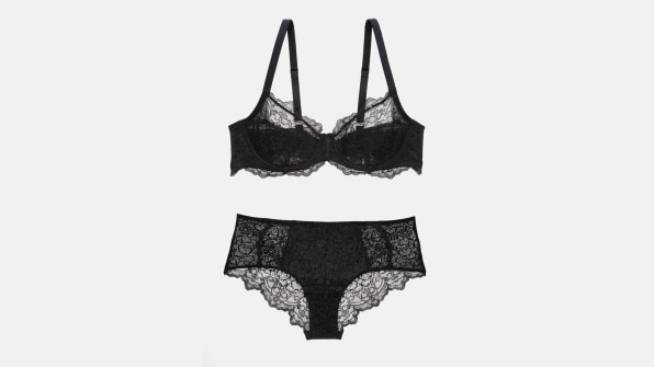 Black non-wired bra - Ethical women's lingerie - Rachel