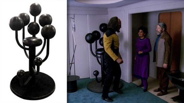 A frankly ridiculous-looking chair from Star Trek: The Next Generation