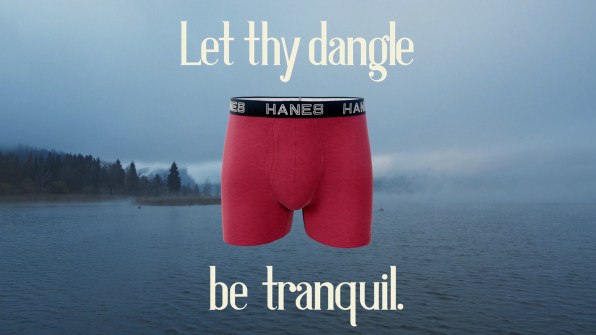 Hanes's new underwear is like a bra for your balls