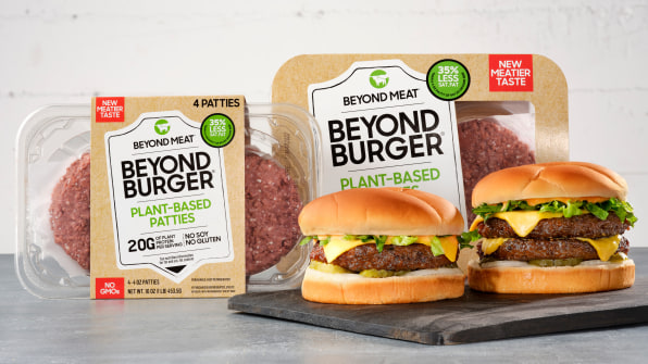 Taste-testing Beyond Meat's new burger with CEO Ethan Brown